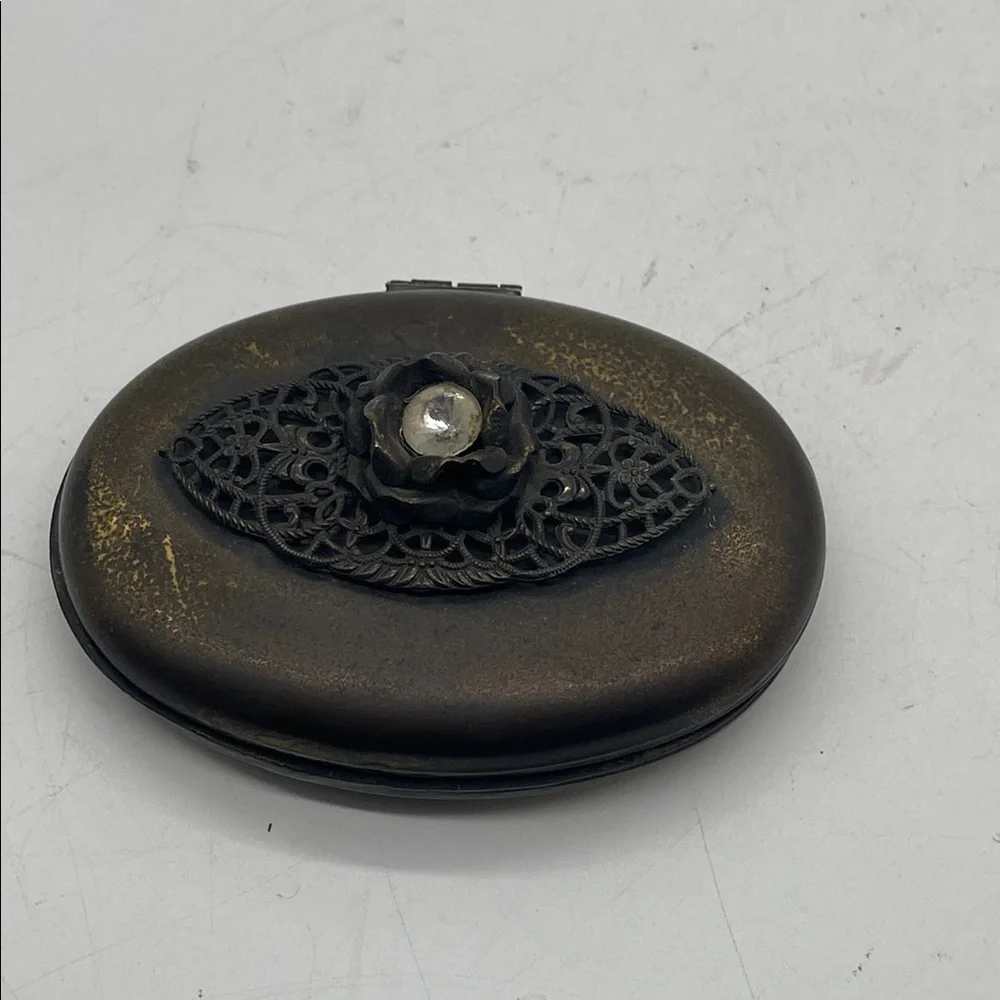 Vintage Gold Compact/Trinket